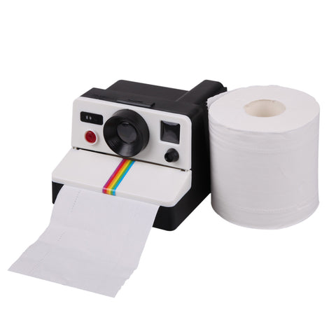 Retro Camera Shaped Roll Tissue Box
