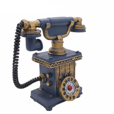 Retro Resin Telephone Decor