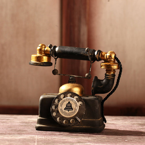 Retro Telephone Home Decoration