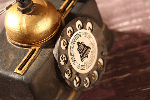 Retro Telephone Home Decoration