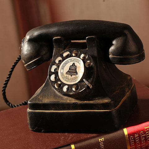 Retro Telephone Home Decoration